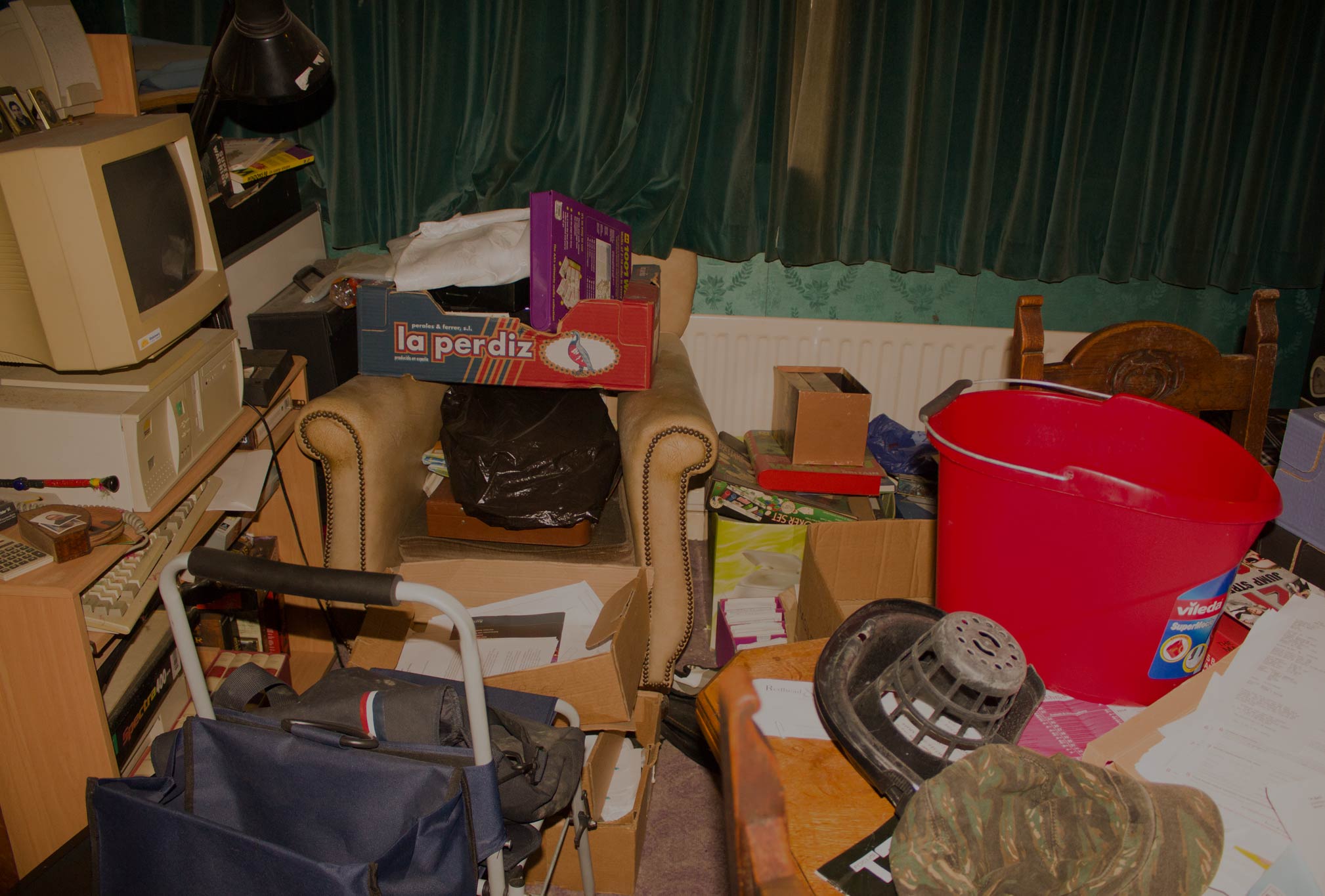 roomed filled of rubbish